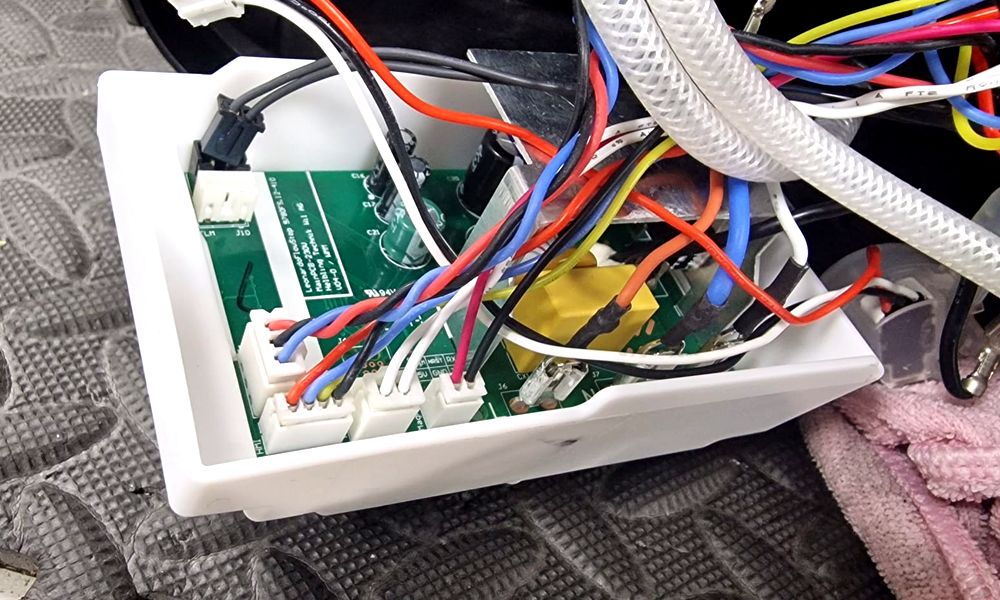 Module de commande en cours de diagnostic